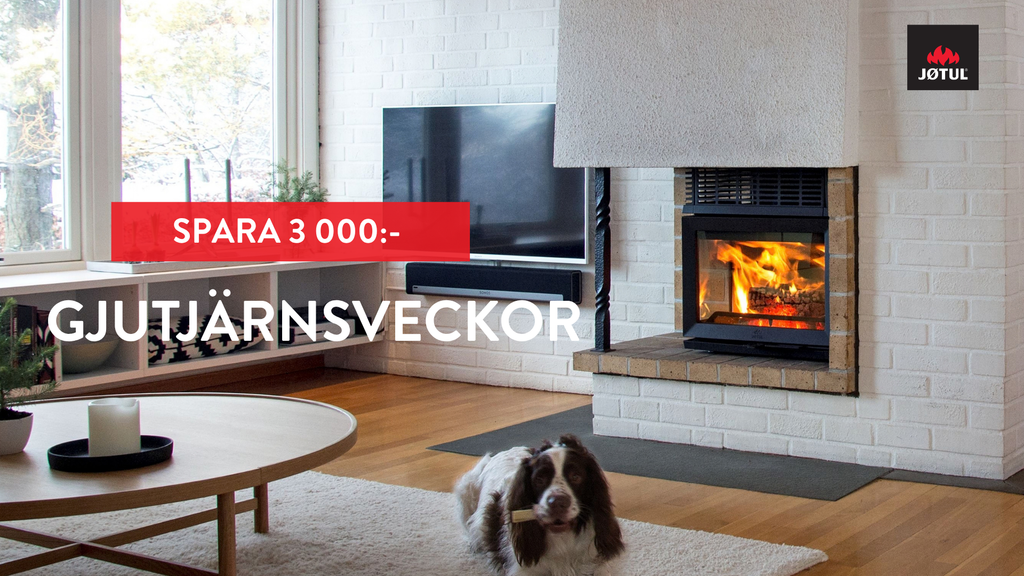 Jøtul GJUTJÄRNSVECKOR. Spara 3000 kronor.