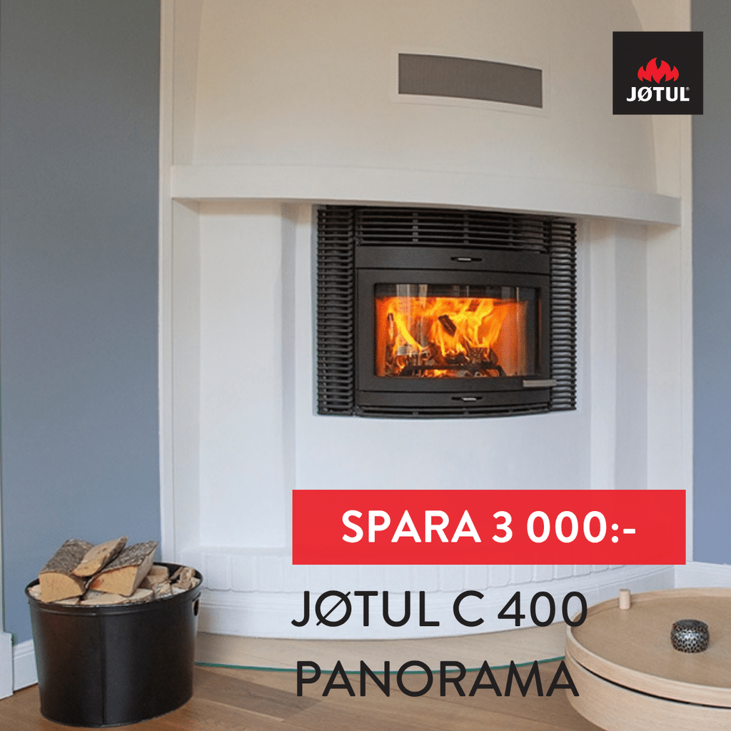 Spara 3000 kr på Jotul C 400 Panorama
